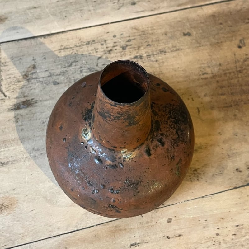 鉄製 フラワーベース 花瓶 一輪挿し ③ | OGISHIMA COFFEE Antiques 鉄製 フラワーベース 花瓶 一輪挿し ③ | OGISHIMA COFFEE Antiques
