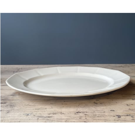 Digoin Sarreguemines　オーバルプレート　34.5㎝　フランスアンティーク　②