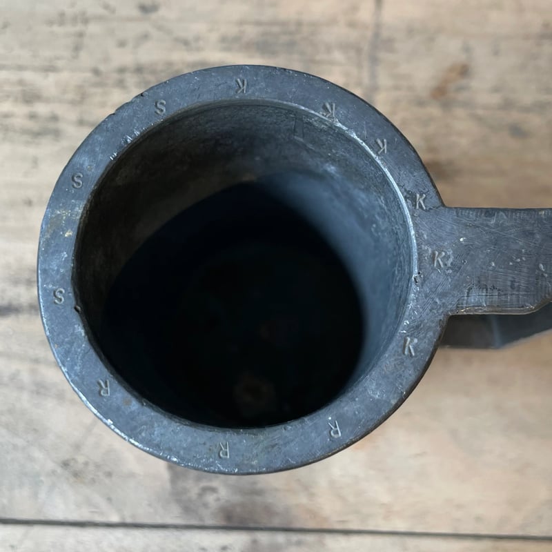 ピューター 計量カップ 200ml フランスアンティーク | OGISHIMA