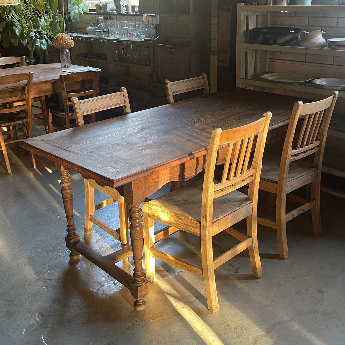 木製テーブル フランスアンティーク ⑬ | OGISHIMA COFFEE Antiques