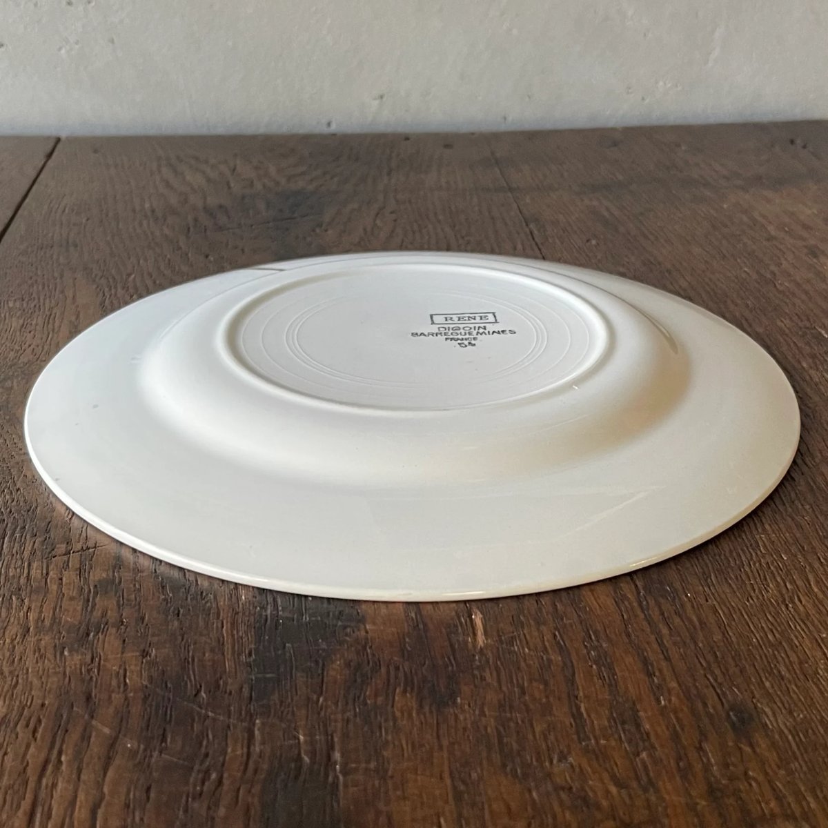 DIGOIN Sarreguemines プレート金継ぎ① 22.5㎝ フランスアンティーク