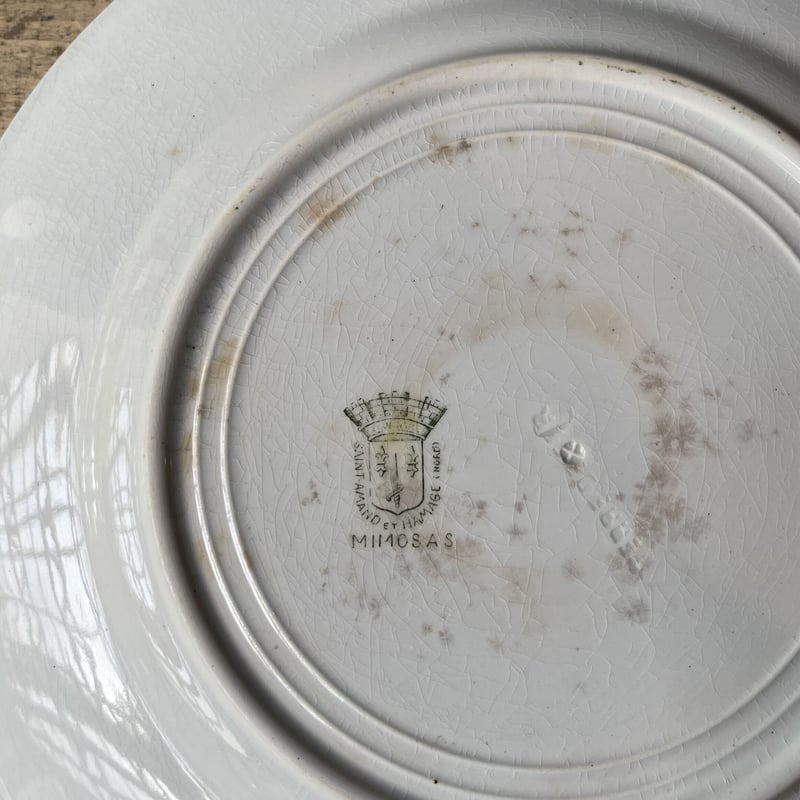 Saint Amand ミモザプレート 23cm フランスアンティーク | OGISHIMA
