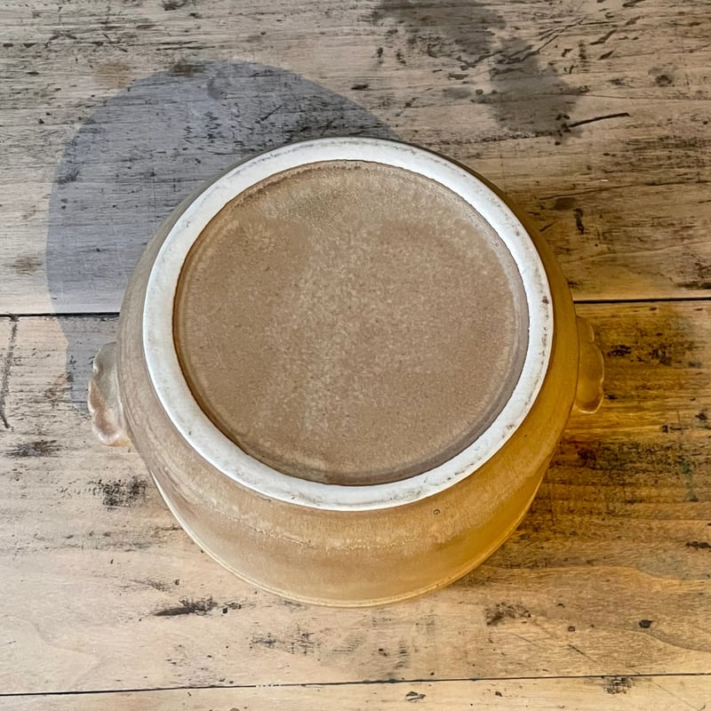 ブラウン陶器鍋 17.5㎝ フランスアンティーク | OGISHIMA COFFEE ブラウン陶器鍋 17.5㎝ フランスアンティーク | OGISHIMA COFFEE