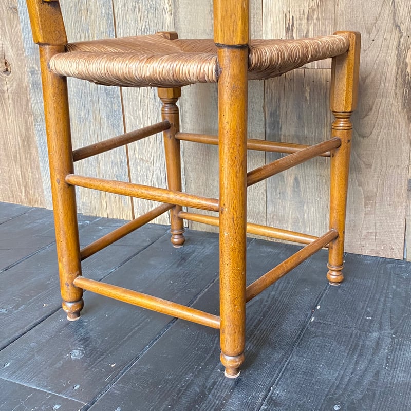 ラッシュシートチェア フランスアンティーク ㉞-2 | OGISHIMA