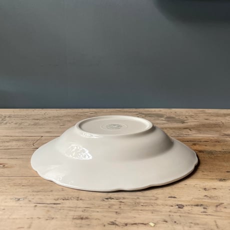 Villeroy & Boch　金縁　花リムプレート　23.5㎝　フランスアンティーク　①