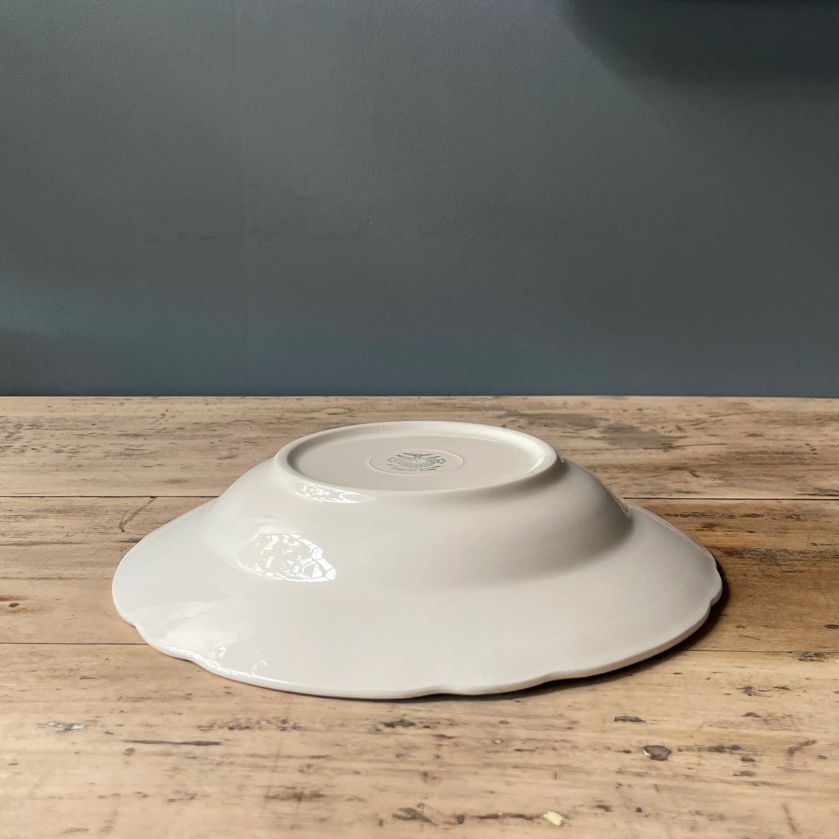 Villeroy & Boch 金縁 花リムプレート 23.5㎝ フランスアンティーク ①
