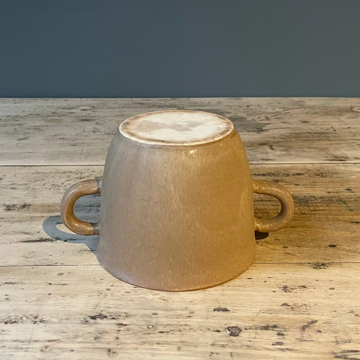 27日までのお値下げアンティーク　ムスティエ　両手付きカップ 陶器両手マグカップ フランスアンティーク | OGISHIMA COFFEE Antiques
