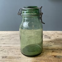 DURFOR　蓋付きガラス保存瓶　1L　フランスアンティーク