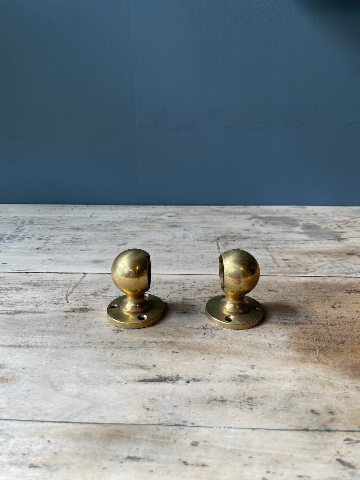 フランスアンティーク 60s 真鍮 ブラス レターホルダー