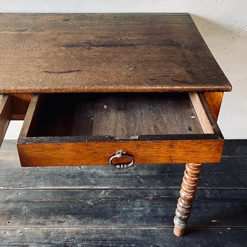 アンティーク木製テーブル 木製テーブル フランスアンティーク ⑫ | OGISHIMA COFFEE Antiques