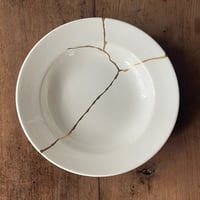 フフランスアンティーク　金継ぎプレート