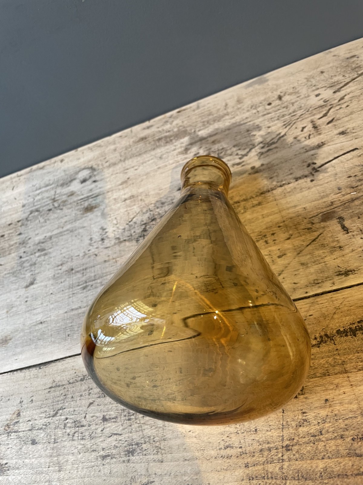 ◇フランスアンティーク◇ ピューター製ラウンドフラスコ トレンチアート？