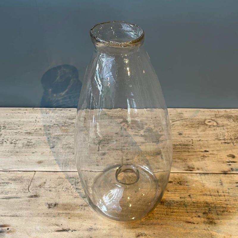 フランス蚤の市で買った古いアンティークガラス瓶 フランス蚤の市で買った古いアンティークガラス瓶