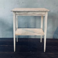 フランス　アンティーク　棚　木製ラック　白い棚　＃23