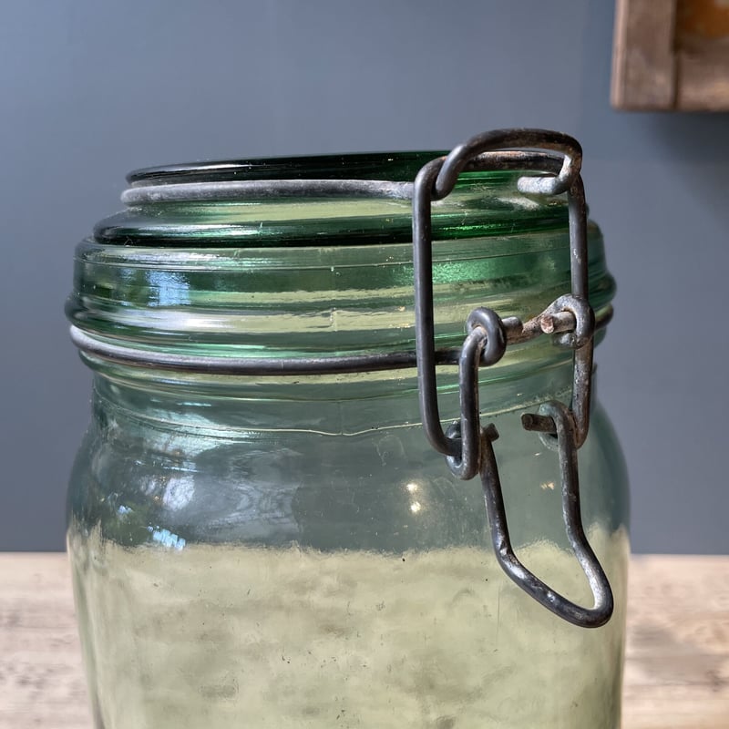 DURFOR 蓋付きガラス保存瓶 2L フランスアンティーク | OGISHIMA COFFE