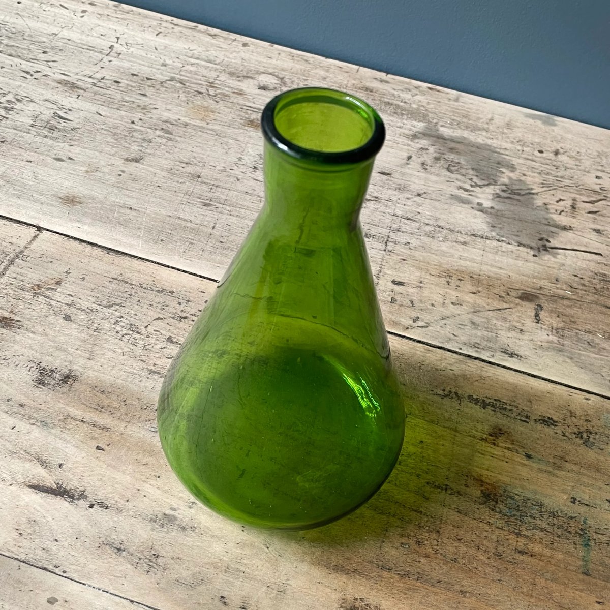 緑色 陶器製 フラスコ グリーンフラスコ フランスアンティーク | OGISHIMA COFFEE Antiques