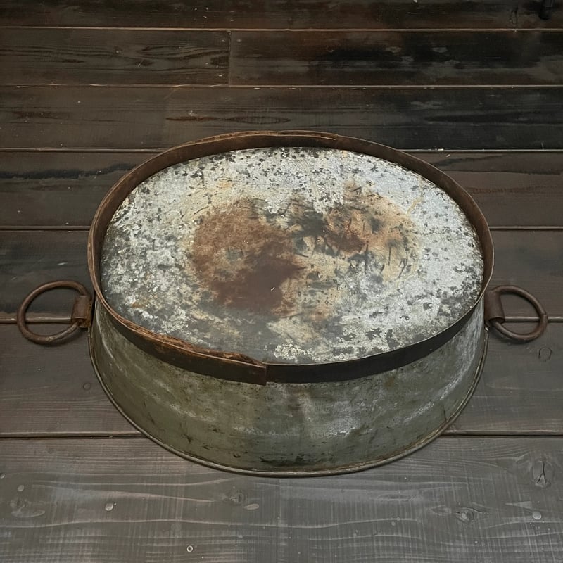 大型 アイアン製たらい フランスアンティーク ① | OGISHIMA COFFEE