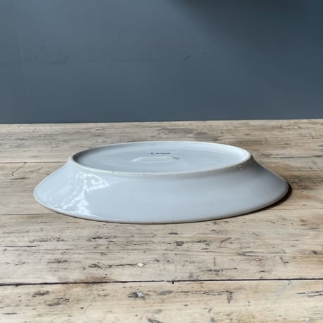 LYON  オーバルプレート　28㎝　フランスアンティーク　⑤