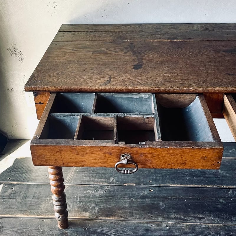 木製穀物スクープ フランス アンティーク 20世紀初頭 木製テーブル フランスアンティーク ⑫ | OGISHIMA COFFEE Antiques
