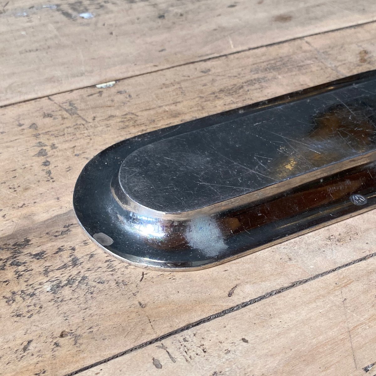 フランス　アンティークトレイ 金属製トレイ フランスアンティーク 24cm | OGISHIMA COFFEE