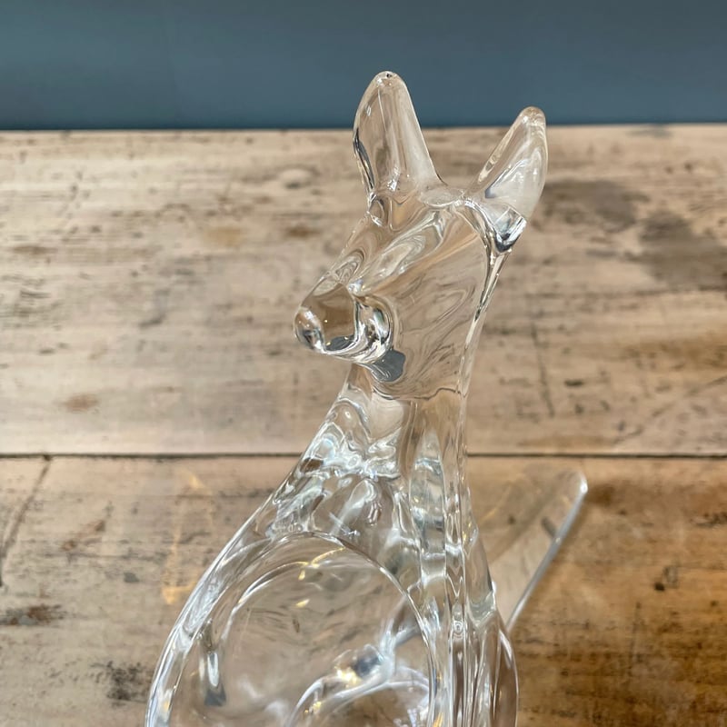 美品】 Daum France ドームフランス クリスタルガラス 置物 馬 ホース