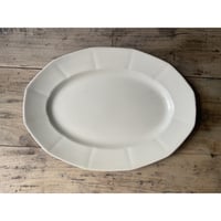 Digoin Sarreguemines　オーバルプレート　34.5㎝　フランスアンティーク　②