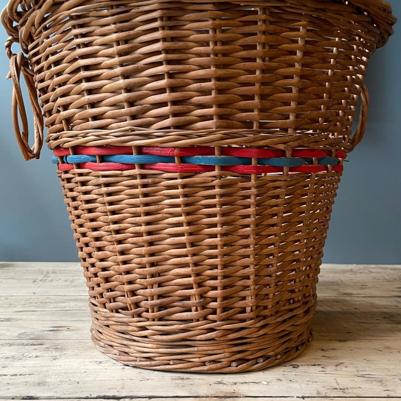 籐バスケット 籐かご フランスビンテージ ③ | OGISHIMA COFFEE Antiques