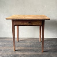 引き出し付き木製テーブル　　フランスアンティーク ⑪