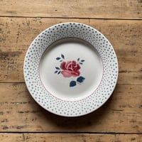 DIGOIN Sarreguemines プレート　22.5㎝　フランスアンティーク