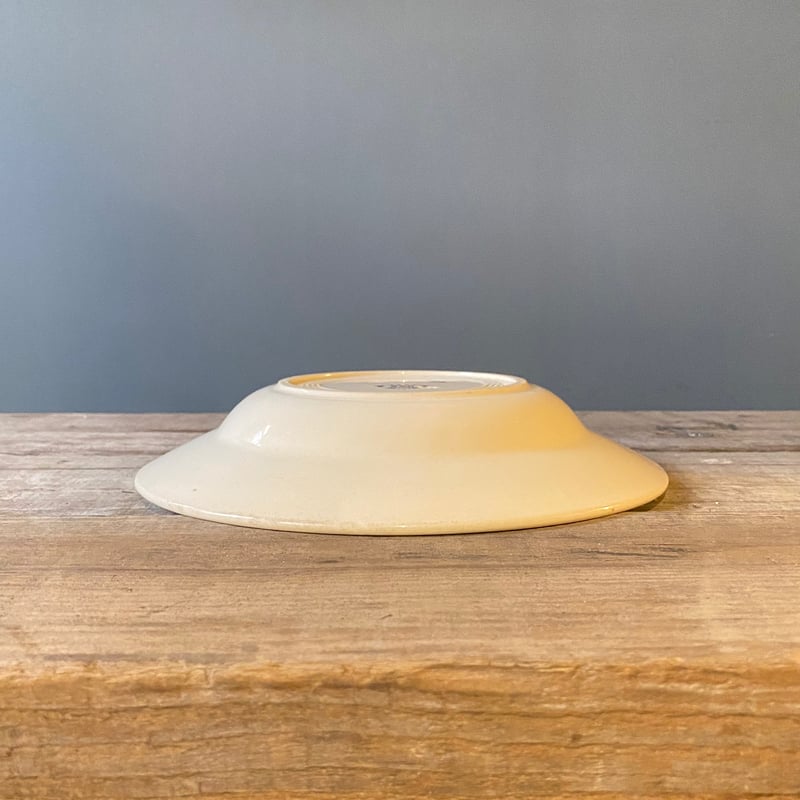 Lunéville HOUX（ヒイラギ）深皿プレート 22.5㎝ フランスアンティーク