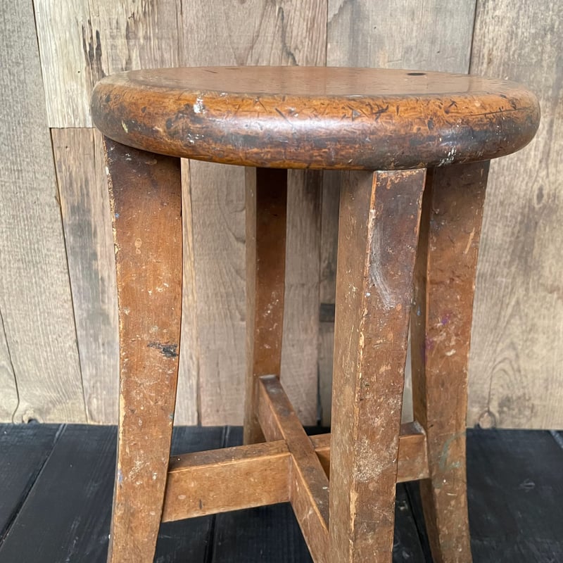 木製スツール　昭和　ビンテージ　ジャパンアンティーク　チェア　レトロ 小さな木の椅子 アンティーク チェア スツール おしゃれ 木 木製