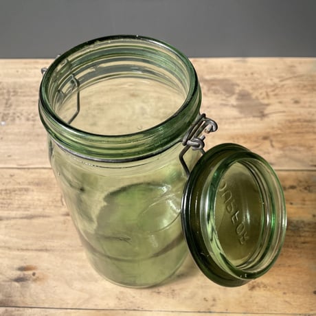 DURFOR　蓋付きガラス保存瓶　2L　フランスアンティーク