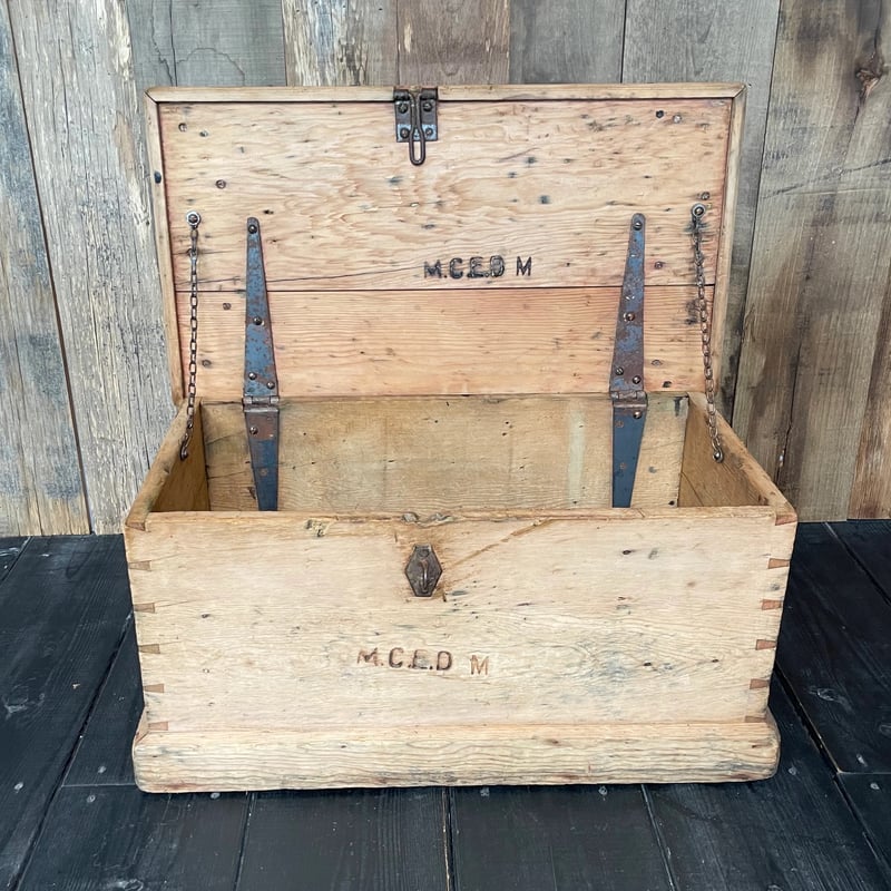 木製収納箱 宝箱 木箱 フランスアンティーク | OGISHIMA COFFEE Antiques 木製収納箱 宝箱 木箱 フランスアンティーク | OGISHIMA COFFEE Antiques
