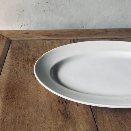 フランスアンティーク 　オーバルプレート　36.5cm ⑨