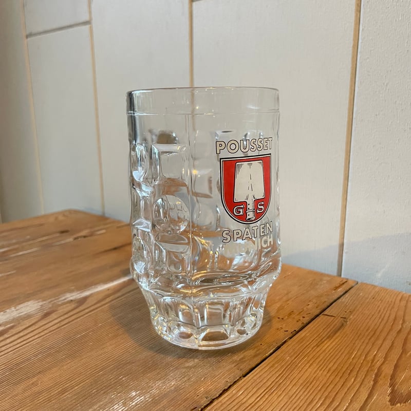 Genuine German ビールジョッキ ドイツ POUSSET SPATEN MUNICH ビールジョッキ ㉘ | OGISHIMA