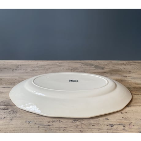 Digoin Sarreguemines　オーバルプレート　34.5㎝　フランスアンティーク　②
