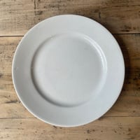 釉薬クラックプレート　21.5㎝　フランスアンティーク　①
