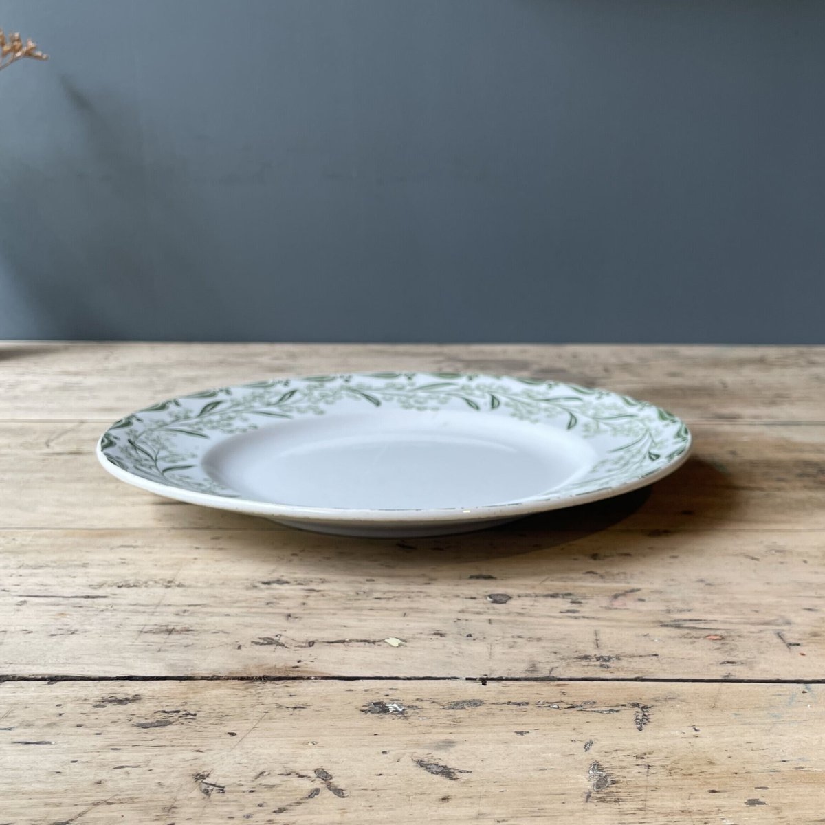 Saint Amand ミモザプレート 23cm フランスアンティーク