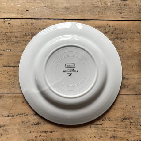 DIGOIN Sarreguemines プレート　22.5㎝　フランスアンティーク