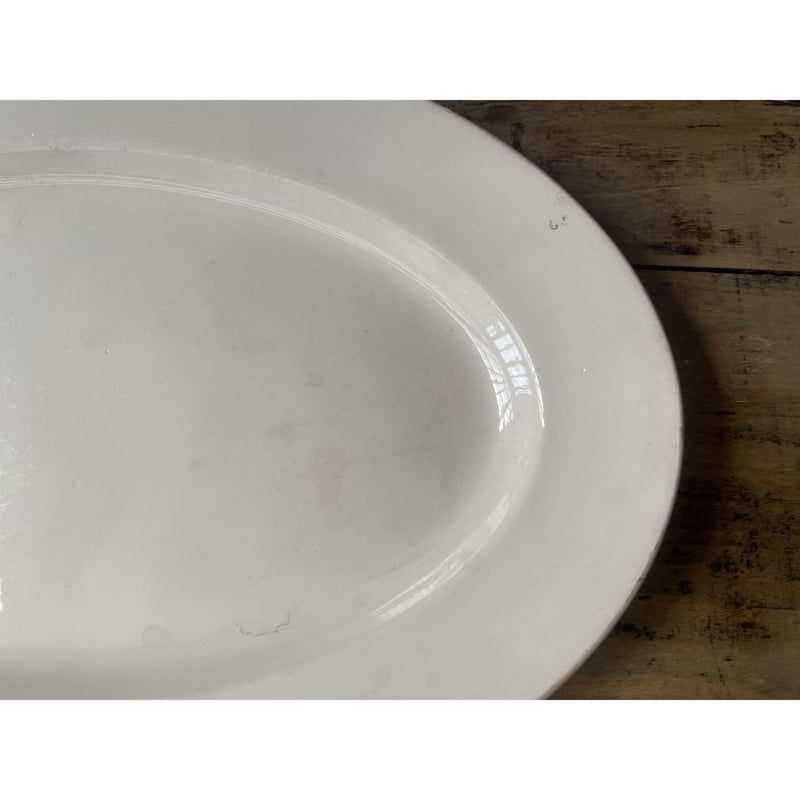 Sarreguemines オーバルプレート 36㎝ フランスアンティーク ③ Sarreguemines オーバルプレート 36㎝ フランスアンティーク ③