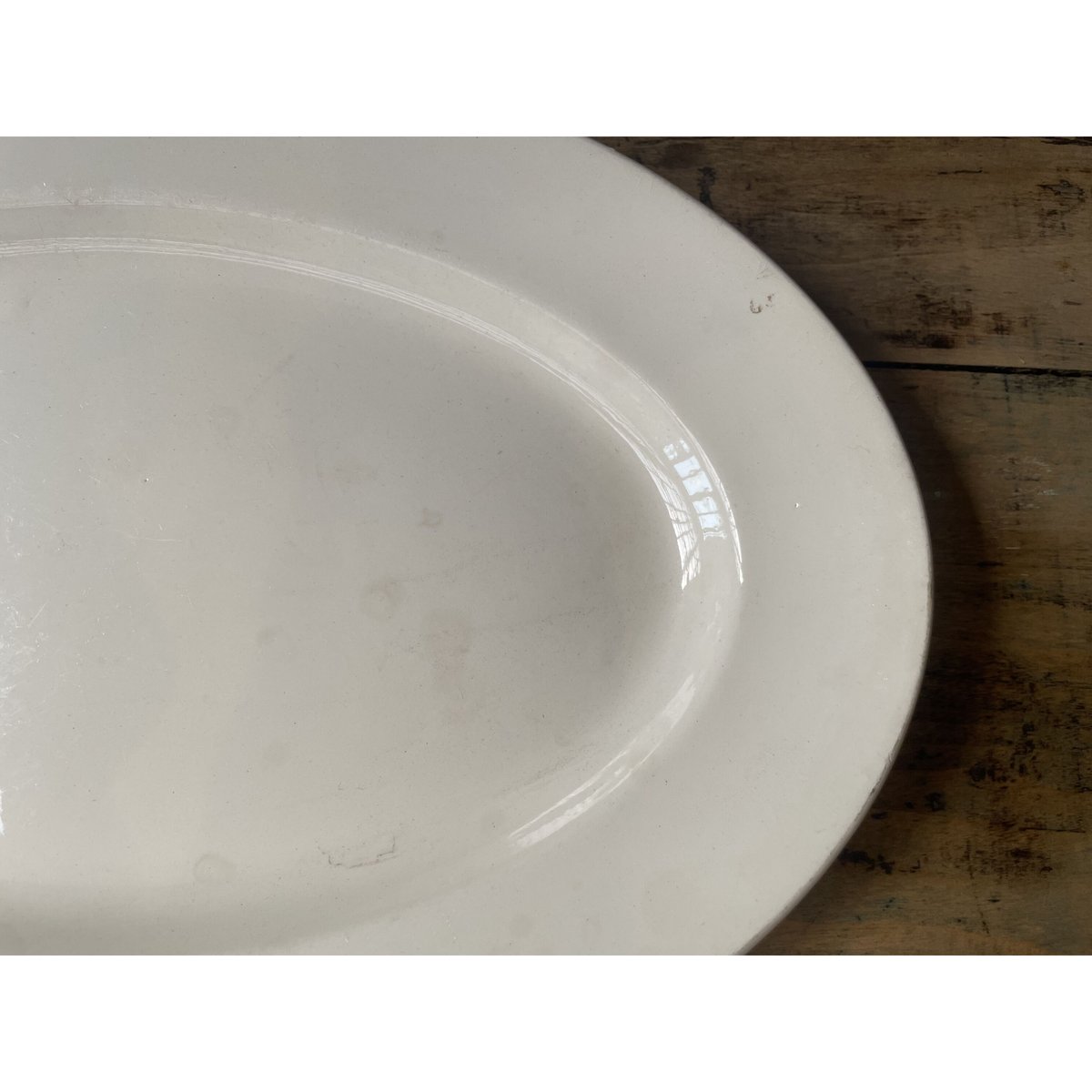 Sarreguemines オーバルプレート 36㎝ フランスアンティーク ③ Sarreguemines オーバルプレート 36㎝ フランスアンティーク ③