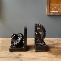 陶器ブックエンド　イギリスアンティーク