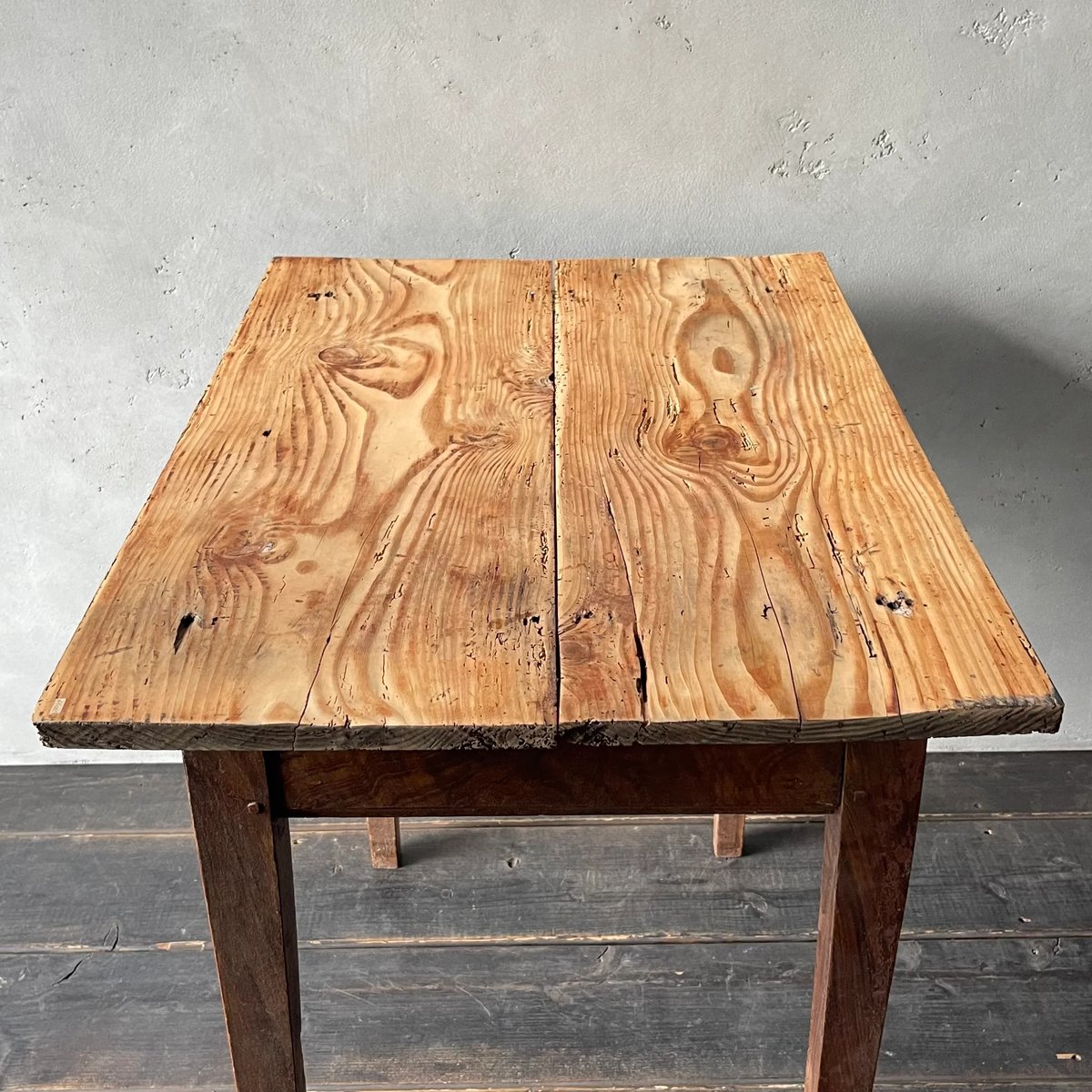 フランスアンティーク木製テーブル 引き出し付き/作業台/1人用/デスク/机 引き出し付き木製テーブル フランスアンティーク ⑪ | OGISHIMA COFFEE