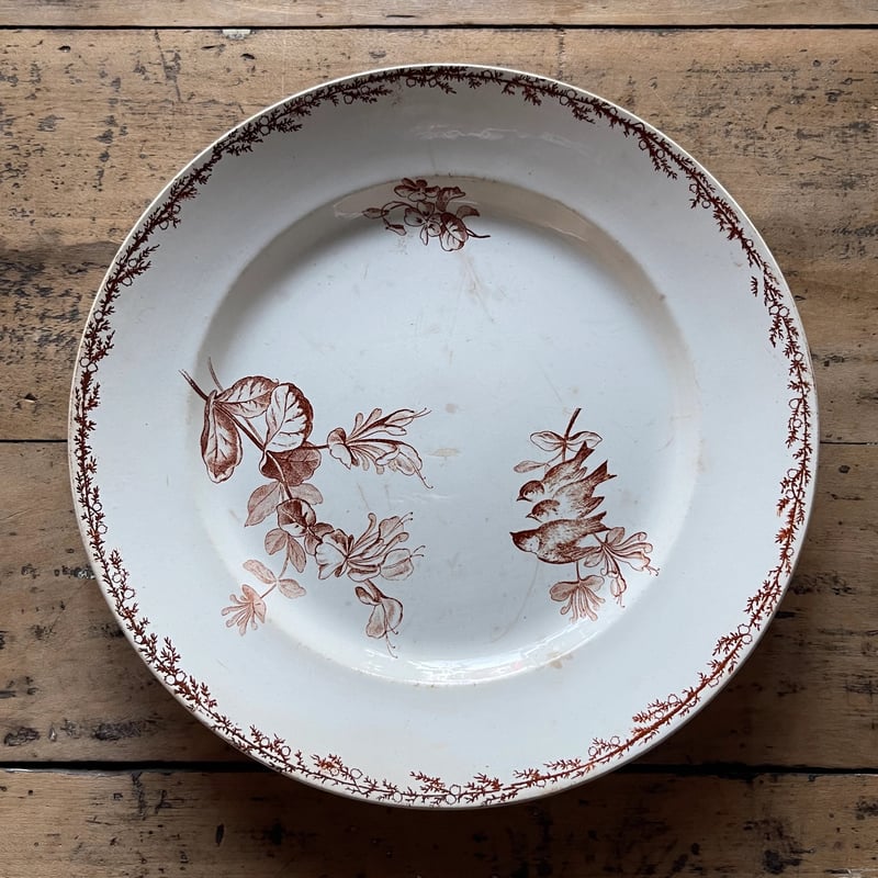 フランス　アンティーク　モントロー　プレート クレイユモントロー プレート 26.5㎝ フランスアンティーク | OGISHIMA