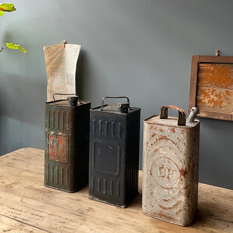 オイル携行缶 フランスアンティーク ① | OGISHIMA COFFEE Antiques