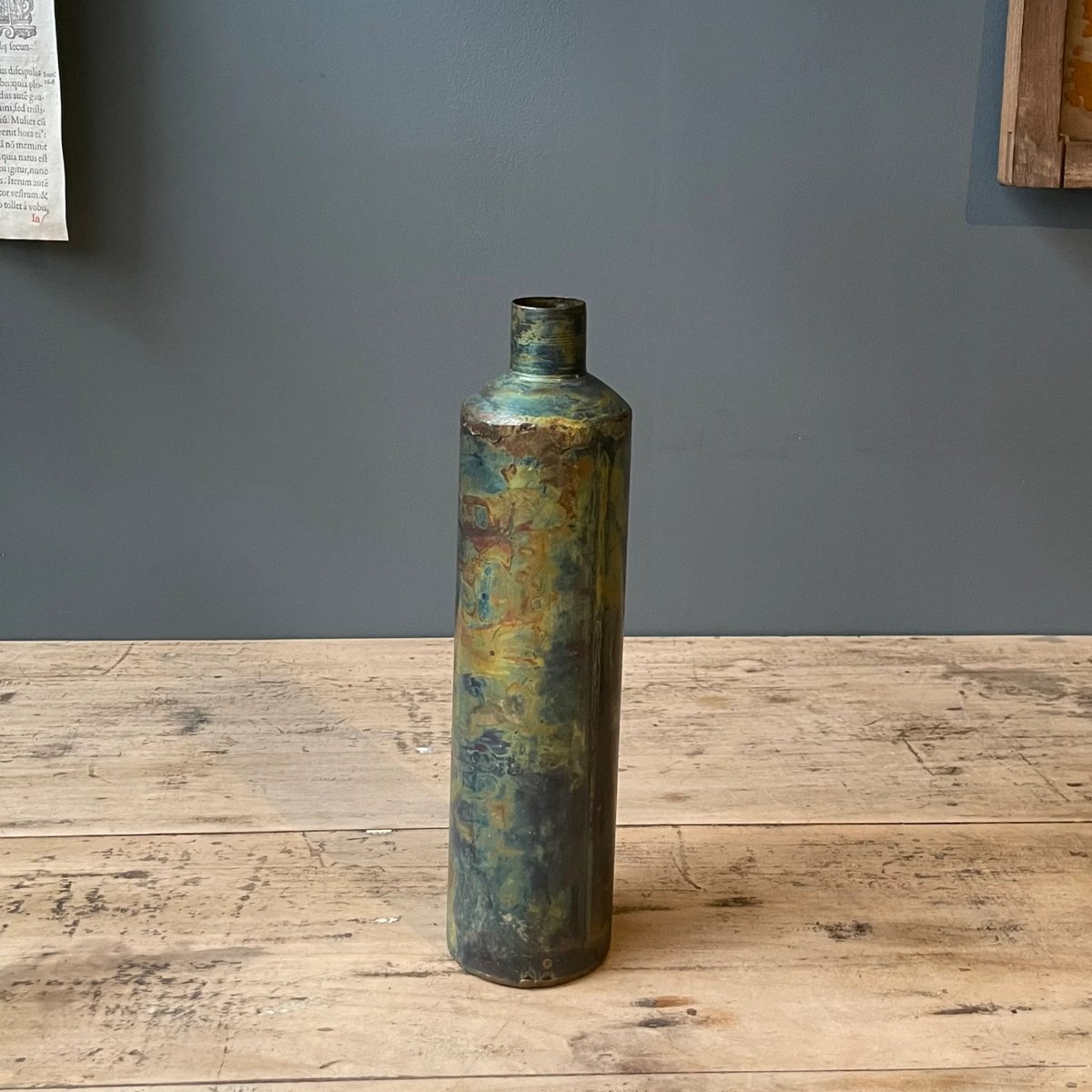 鉄製 フラワーベース 花瓶 一輪挿し ① | OGISHIMA COFFEE Antiques