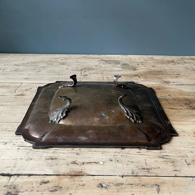 金属製 トレイ 23.5cm フランスアンティーク | OGISHIMA COFFEE Ant