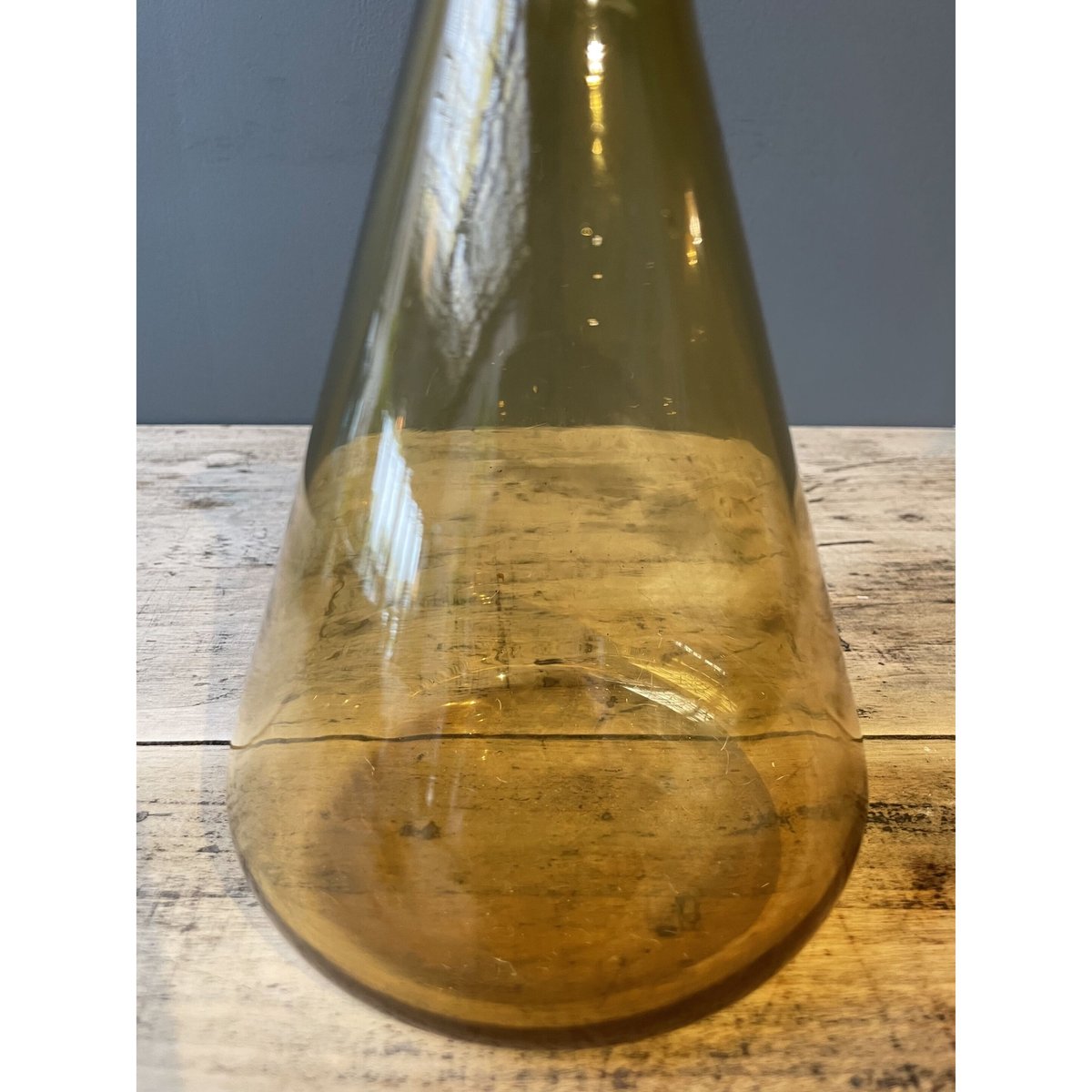 ◇フランスアンティーク◇ ピューター製ラウンドフラスコ トレンチアート？