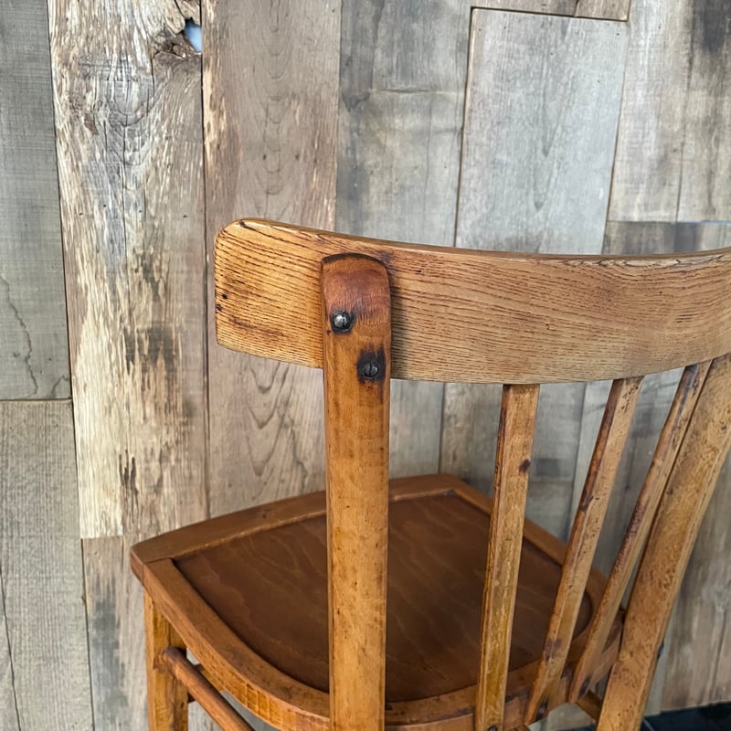 フランス製アンティークな木製ダイニングチェア カフェチェア フランスアンティーク ⑩ | OGISHIMA COFFEE Antiques