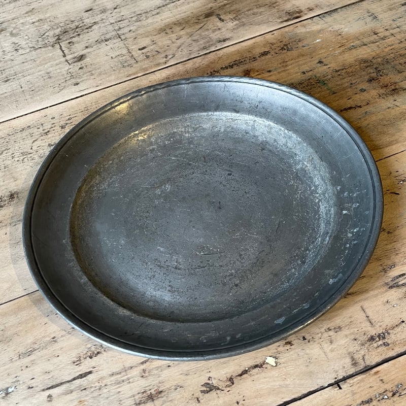 ピューター プレート 21.5㎝ フランスアンティーク ⑮ | OGISHIMA